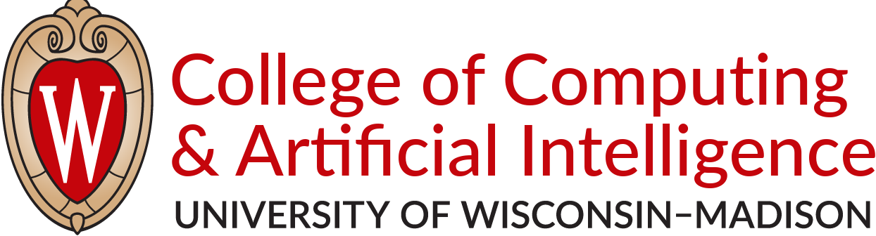 UW-Madison College of Computing and Artificial Intelligence logo